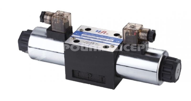Гидрораспределитель 4DWG10D30/AC110N (аналог ВЕ10 574А В110 УНМД1) Гидрораспределитель 4DWG10D30/AC110N (аналог ВЕ10 574А В110 УНМД1)