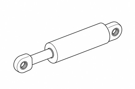 Цилиндр рукояти 31QB-50130 без трубок R520LC-9S